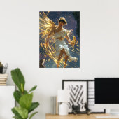 Hermes, Gesandter der Götter - Göttliche Geschwind Poster (Heimbüro)