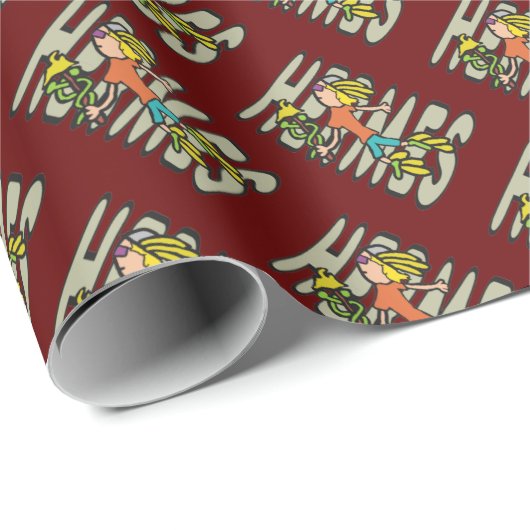 Hermes Geschenkpapier (Rolleneckpunkt)