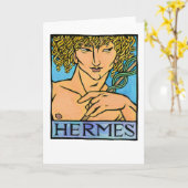 Hermes-Gruß-Karte Karte (Gelbe Blume)