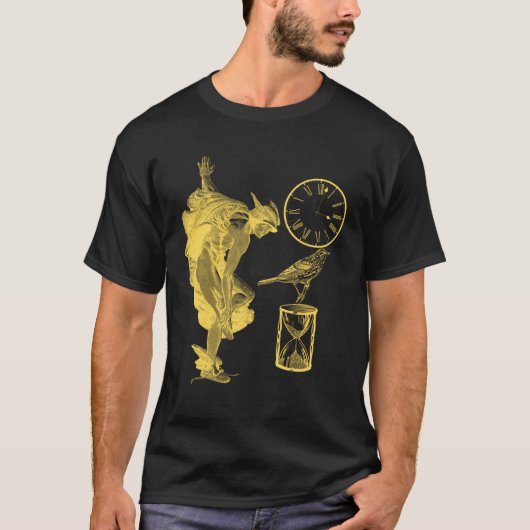 Hermes Herald of the Gods Altes Griechisch T-Shirt (Vorderseite)