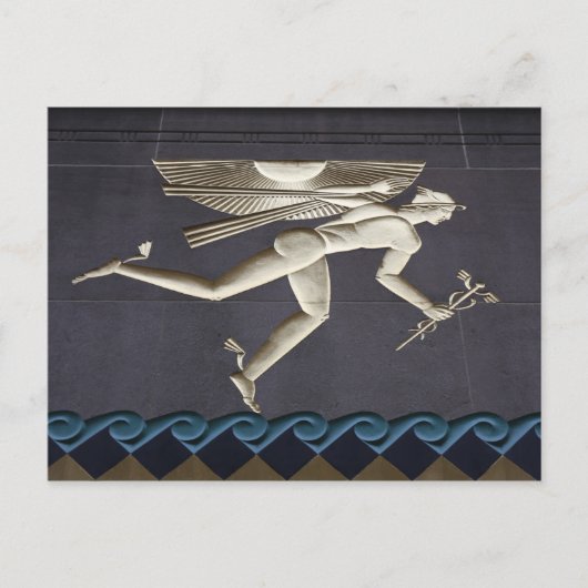 Hermes - Herald of the Greece Gods in NYC Postkarte (Vorderseite)