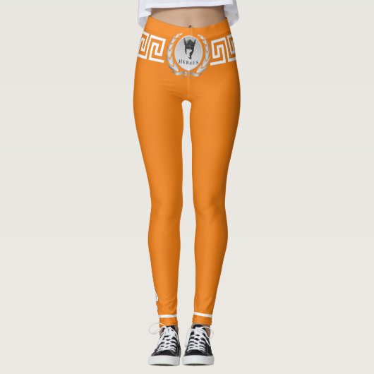 Hermes, Laurels, griechischer Schlüssel, Hermes Wi Leggings (Vorderseite)