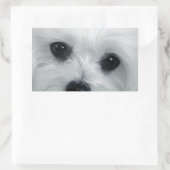 Hermes, Malteser Rechteckiger Aufkleber (Tasche)