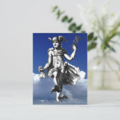 Hermes Mercury Alchemist Postkarte (Stehend Vorderseite)