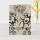 Hermes Messenger of the Gods Greeting Card Karte (Gelbe Blume)