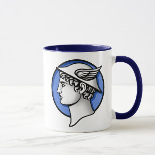 Hermes mit Talarius Tasse