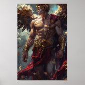 Hermes Mythology Poster mit furchterregendem Ausdr (Vorne)