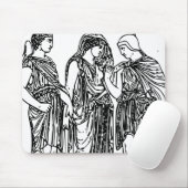 Hermes, Orpheus und Eurydice Mousepad (Mit Mouse)