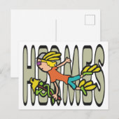 Hermes Postkarte (Vorne/Hinten)
