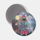 Hermes Pugsmegistus Magnet (Vorderseite/Rückseite)