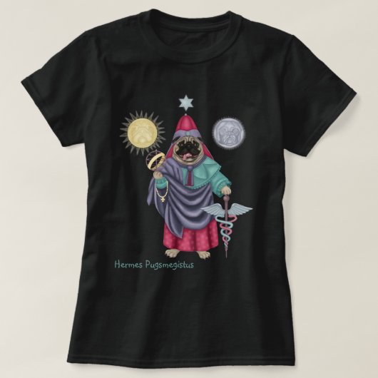 Hermes Pugsmegistus T-Shirt (Design vorne)