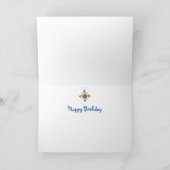 Hermes the Maltese Birthday Greeting Card Karte (Innenseite)