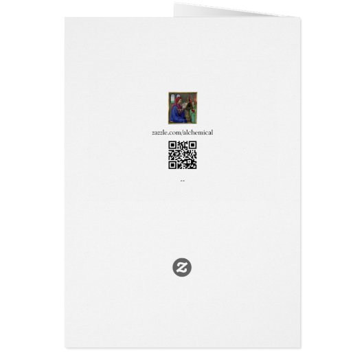 Hermes Tree of Alchemy Card (Hinten)