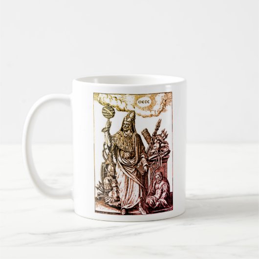 Hermes Trismegistus (Hermes der Beste Dreier) Kaffeetasse (Links)
