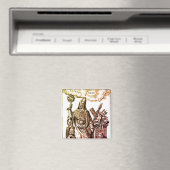 Hermes Trismegistus (Hermes der Beste Dreier) Magnet (In Situ (Geschirrspüler))
