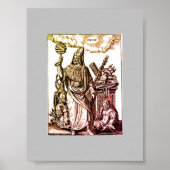 Hermes Trismegistus (Hermes der Beste Dreier) Poster (Vorne)