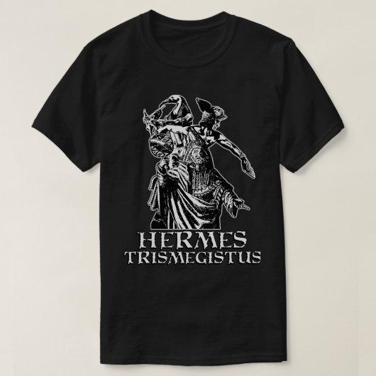 Hermes Trismegistus Thoth und Hermes Hermeticism D T-Shirt (Design vorne)