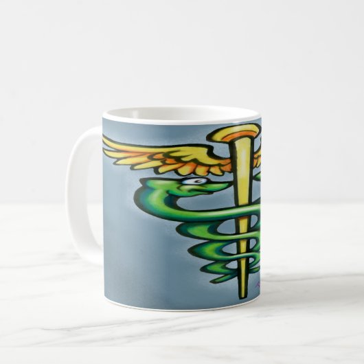 Hermesstab Kaffeetasse (Vorderseite Links)