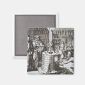 Hermetic Philosophen und Alchemist, von "Muse Magnet (Vorderseite/Rückseite)