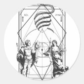 Hermetica Moderna - Cronvs Runder Aufkleber (Vorderseite)