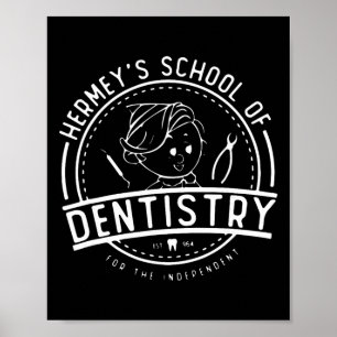 Hermeys Zahnmedizinische Schule Weihnachts-Zahn-Hy Poster