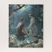 Hermia Lysander & Feen Sommernachtstraum Puzzle (Vertikal)