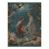 Hermia und Lysander John Simmons Shakespeare Poster (Vorderseite)