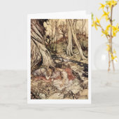 Hermia und Lysander Karte (Gelbe Blume)