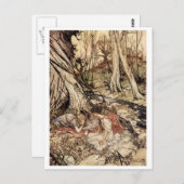 Hermia und Lysander Postkarte (Vorne/Hinten)