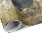 Hermine Biedermann nutzte Pferde im Stab Wr Geschenkpapier (Rolleneckpunkt)