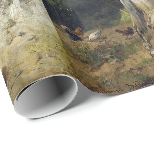 Hermine Biedermann nutzte Pferde im Stab Wr Geschenkpapier (Rolleneckpunkt)