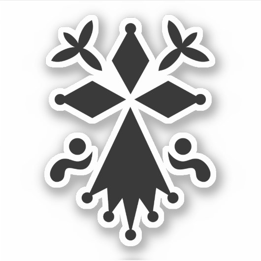 Hermine de Bretagne Aufkleber (Vorderseite)