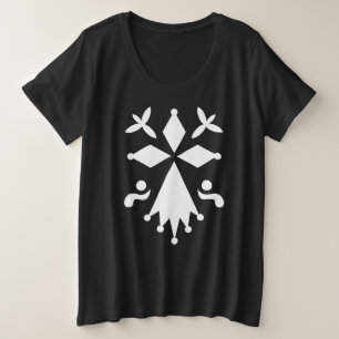 Hermine de Bretagne Große Größe T-Shirt