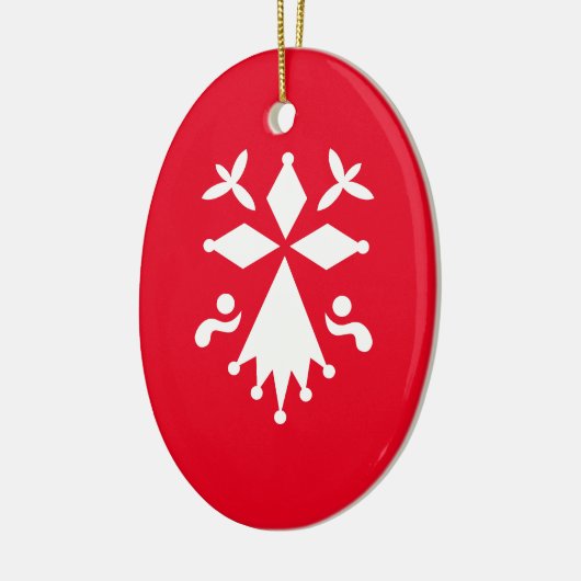 Hermine de Bretagne Keramik Ornament (Links)