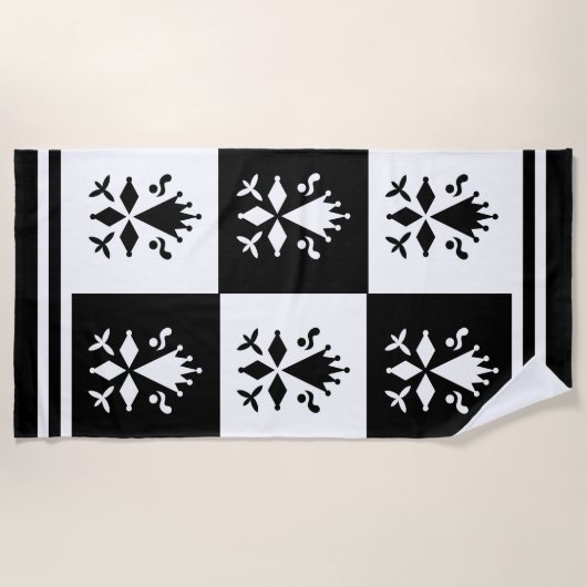 Hermine de Bretagne Strandtuch (Vorderseite)