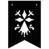 Hermine de Bretagne Wimpelkette (Dritte Fahne)