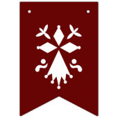 Hermine de Bretagne Wimpelkette (Dritte Fahne)