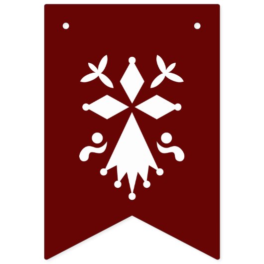 Hermine de Bretagne Wimpelkette (Dritte Fahne)