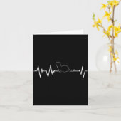 Hermine Herzschlag Design Wiesel und Frettchen Karte (Gelbe Blume)