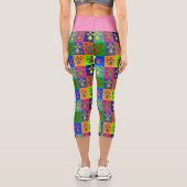Hermine Pop Capri Leggings (Rückseite)