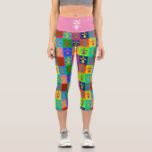 Hermine Pop Capri Leggings (Vorderseite)