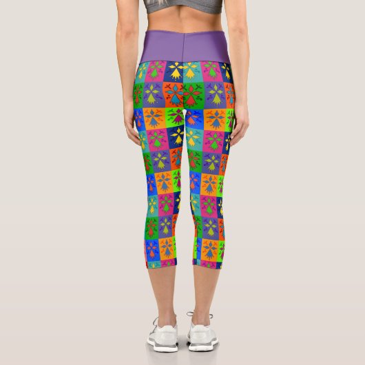 Hermine Pop Capri Leggings (Rückseite)