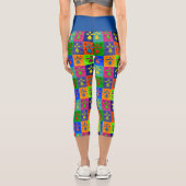 Hermine Pop Capri Leggings (Rückseite)