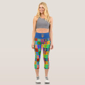 Hermine Pop Capri Leggings (Vorderseite)