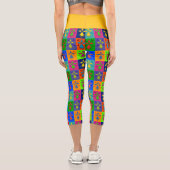 Hermine Pop Capri Leggings (Rückseite)
