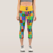 Hermine Pop Capri Leggings (Vorderseite)