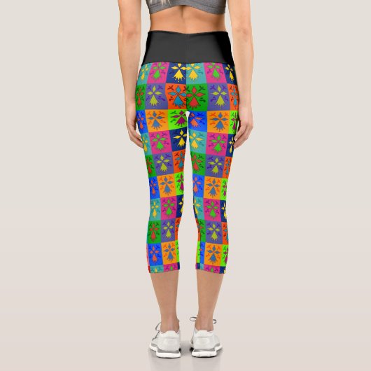 Hermine Pop Capri Leggings (Rückseite)