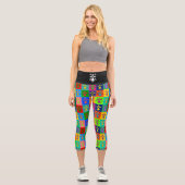 Hermine Pop Capri Leggings (Vorderseite)