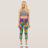 Hermine Pop Capri Leggings (Vorderseite)