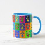 Hermine Pop Tasse<br><div class="desc">Das sind schöne bretonische Hermine im Pop-Art-Modus,  ein starkes,  buntes Symbol für alle,  die die Bretagne lieben. Mit diesem Mug kann man Farbe in Ihr Leben bringen.</div>